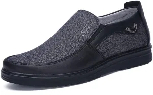 AngryMonkey Mens Slip On Loafer Plantar Fasciitis with Arch Support Dimleen Orthopedic Boat Shoes Pain Relief Cloth Shoes Large Sizes15