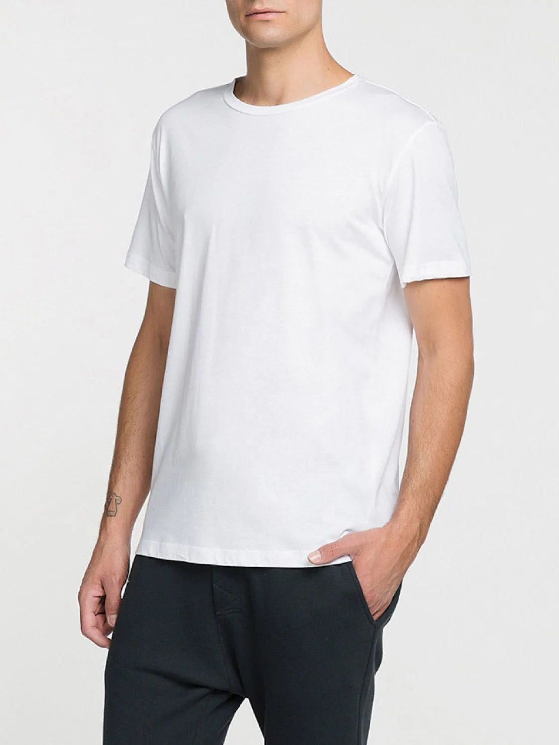 Band V2 Crew Neck T-Shirt White
