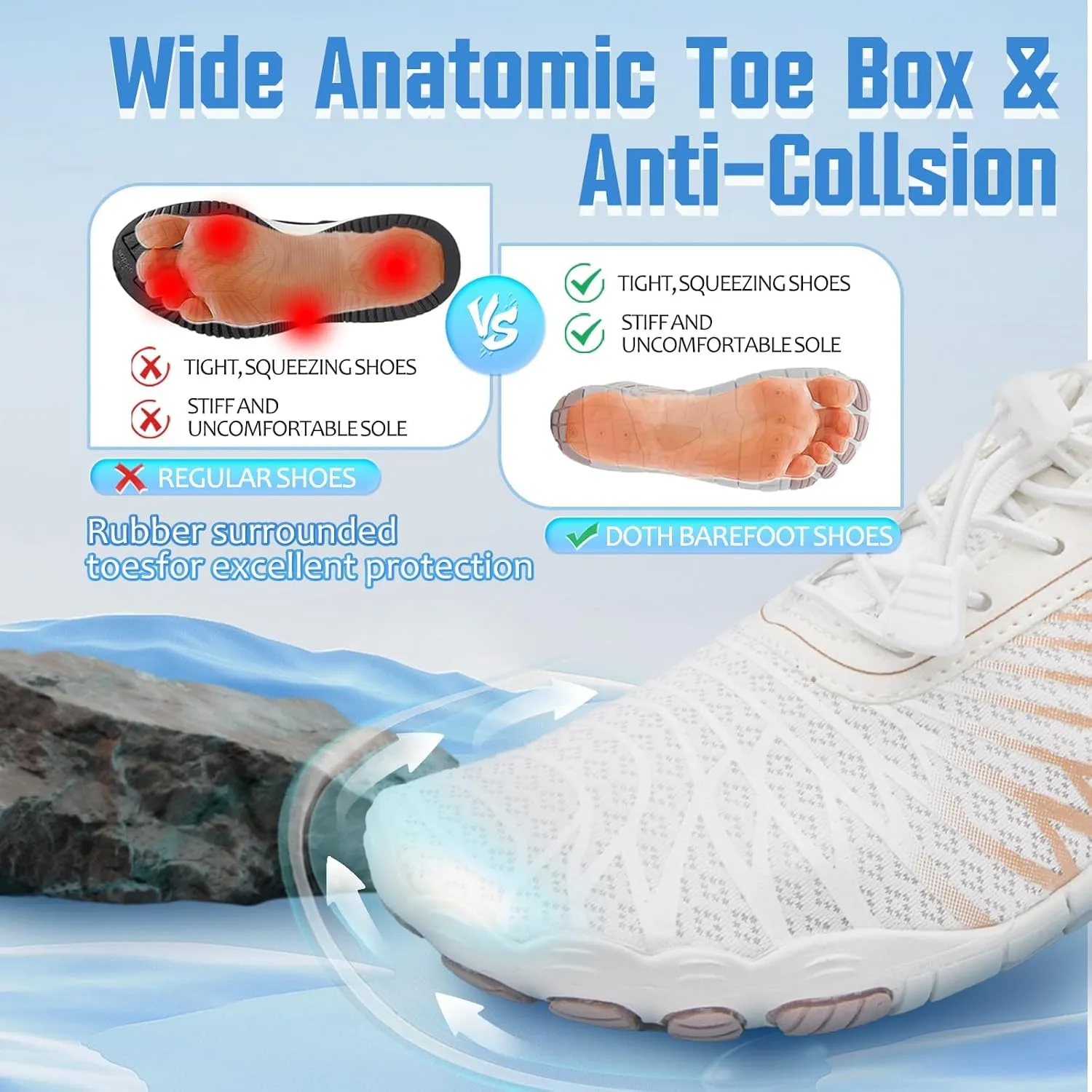 Barefoot Shoes Women, Hike Barefoot Shoes Women, Hike Footwear Barefoot Womens Shoes with Wide Toe Box