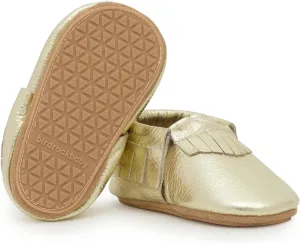BirdRock Baby Hard Sole Moccasins - Genuine Leather Shoes for Boys and Girls