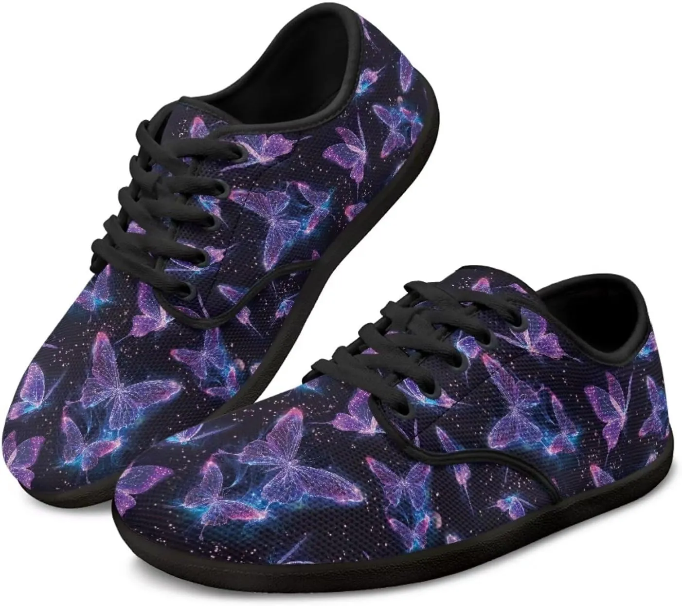 Butterfly Women's Casual Sneakers Barefoot Shoe Minimalist Womens Fashion Sneaker Comfort Casual Dress Shoes