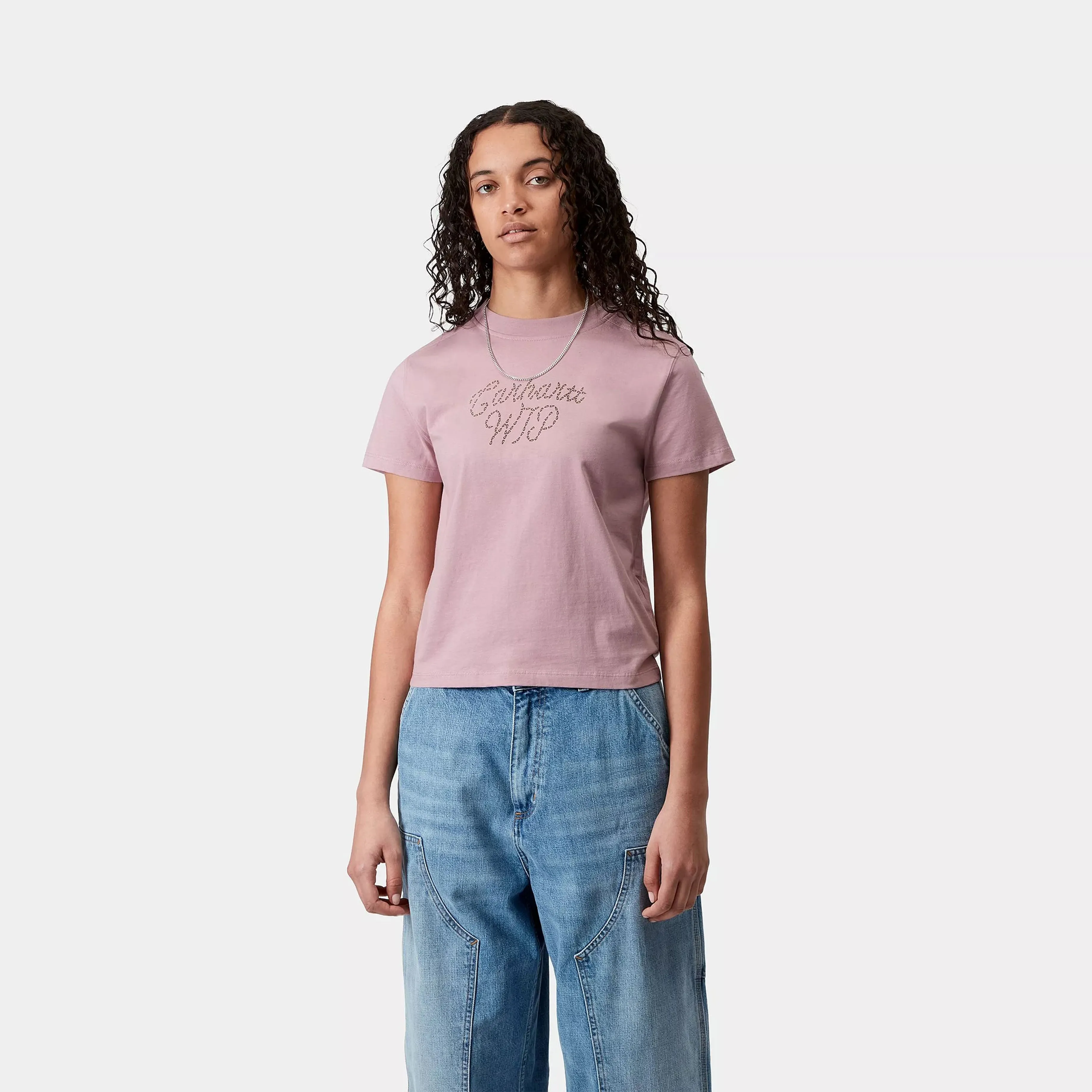 Carhartt WIP Womens S/S Sunflower T-Shirt Hortensia