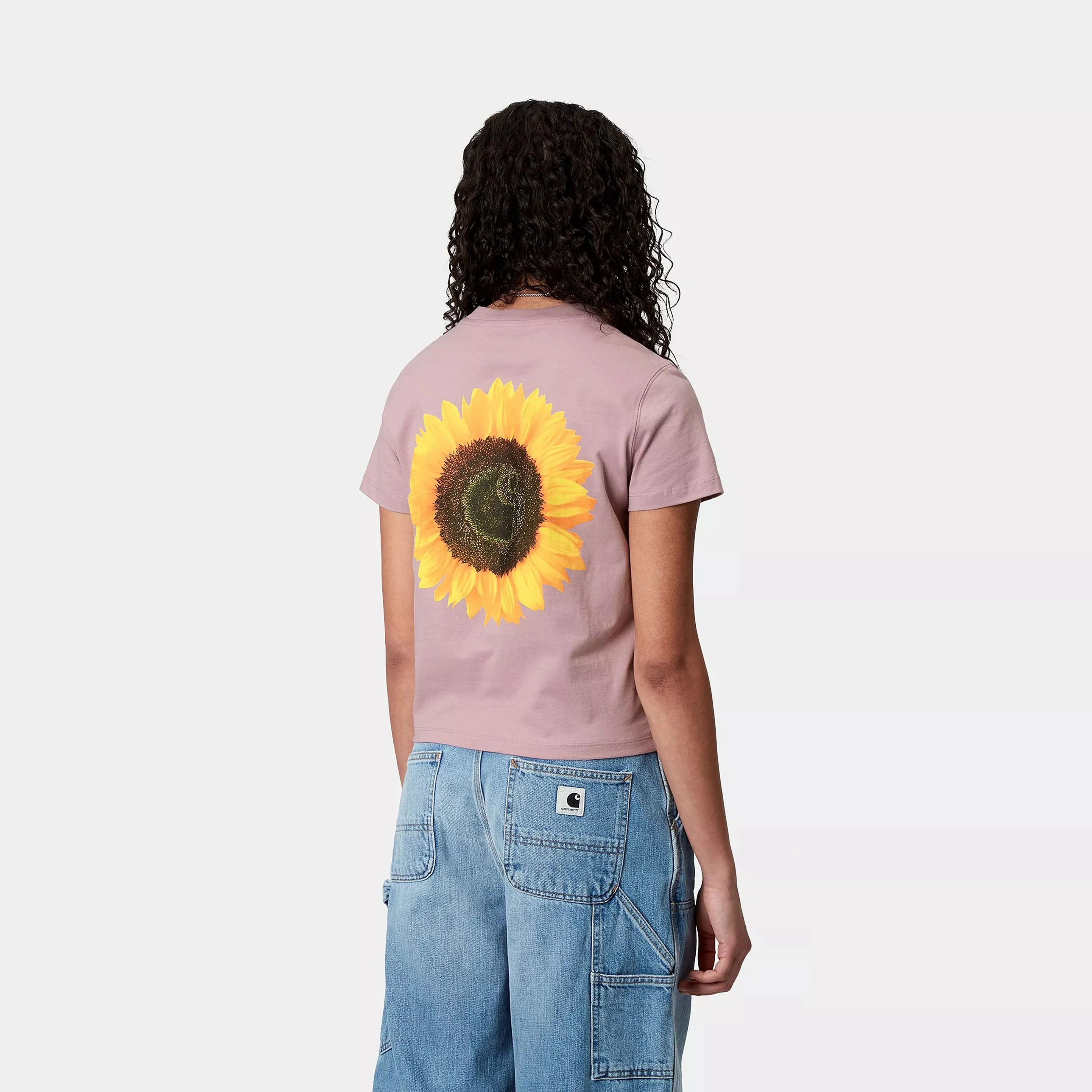 Carhartt WIP Womens S/S Sunflower T-Shirt Hortensia