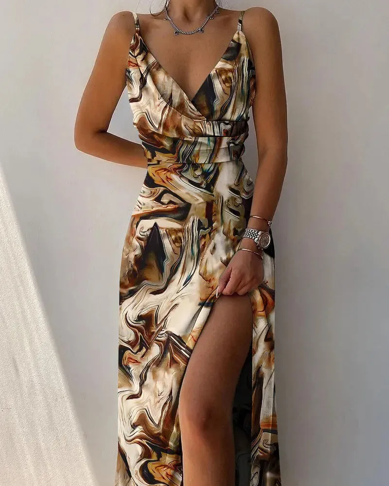 Chic Slip Slit Dress