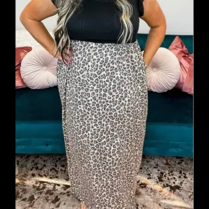 Clara Leopard Skirt