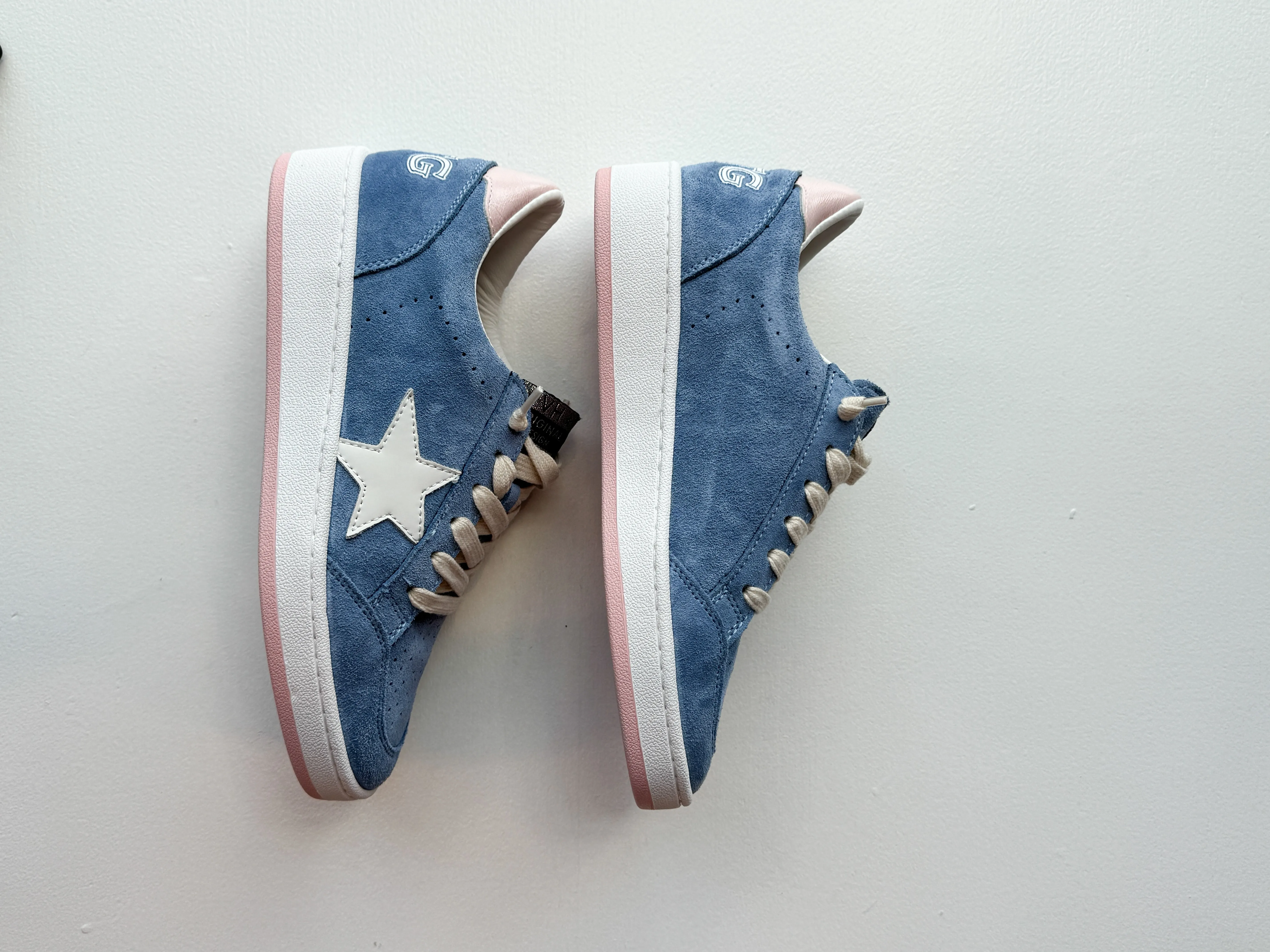 Denisse Light Blue Suede Sneaker