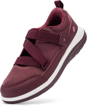 FitVille Extra Wide Shoes for Women Comfortable Adjustable Strap for Swollen Feet Diabetic Sandals for Women Wide Width Neuropathy Foot Pain Relief