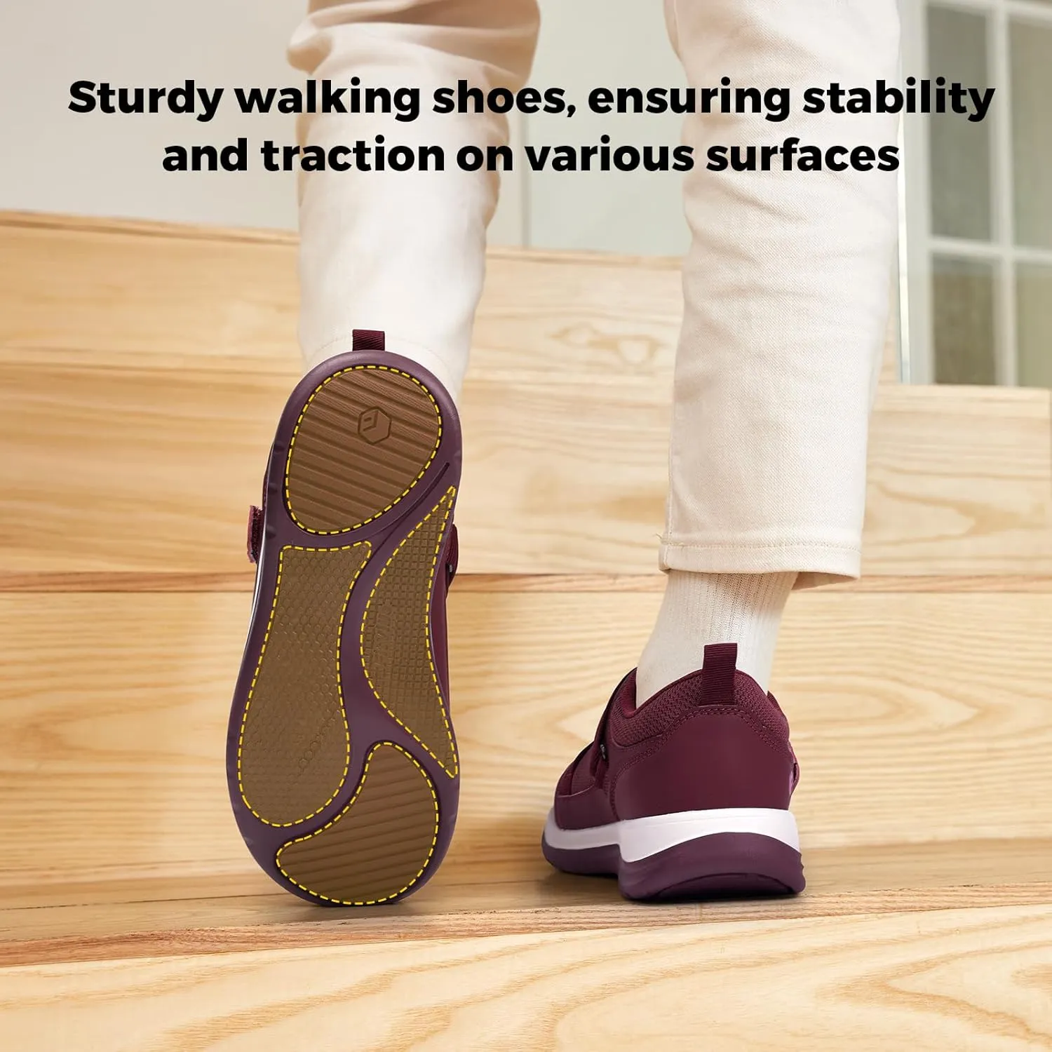 FitVille Extra Wide Shoes for Women Comfortable Adjustable Strap for Swollen Feet Diabetic Sandals for Women Wide Width Neuropathy Foot Pain Relief