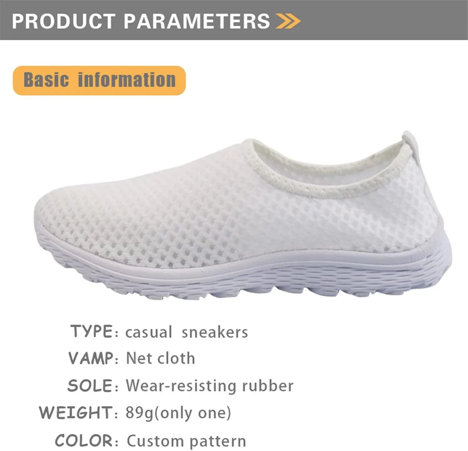 Forchrinse Floral Corgi Print Womens Mens Slip on Shoes Soft Mesh Walking Sneakers Sport Causal Travel Shoes Breathable