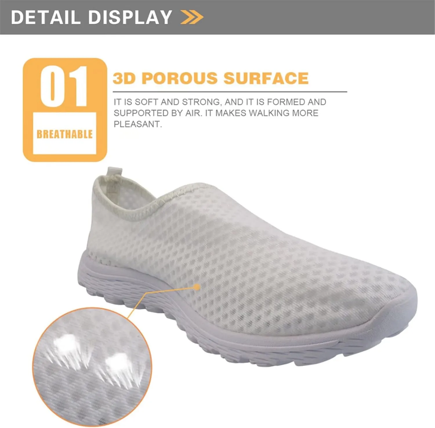 Forchrinse Floral Corgi Print Womens Mens Slip on Shoes Soft Mesh Walking Sneakers Sport Causal Travel Shoes Breathable