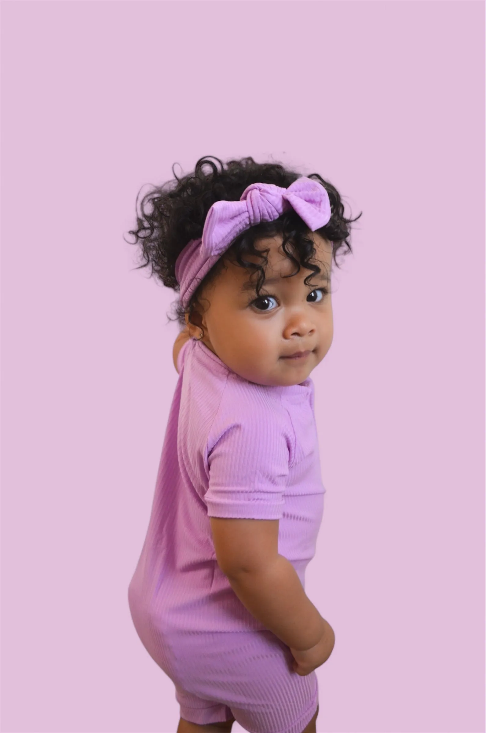FOREVER LILAC RIB DREAM BOW