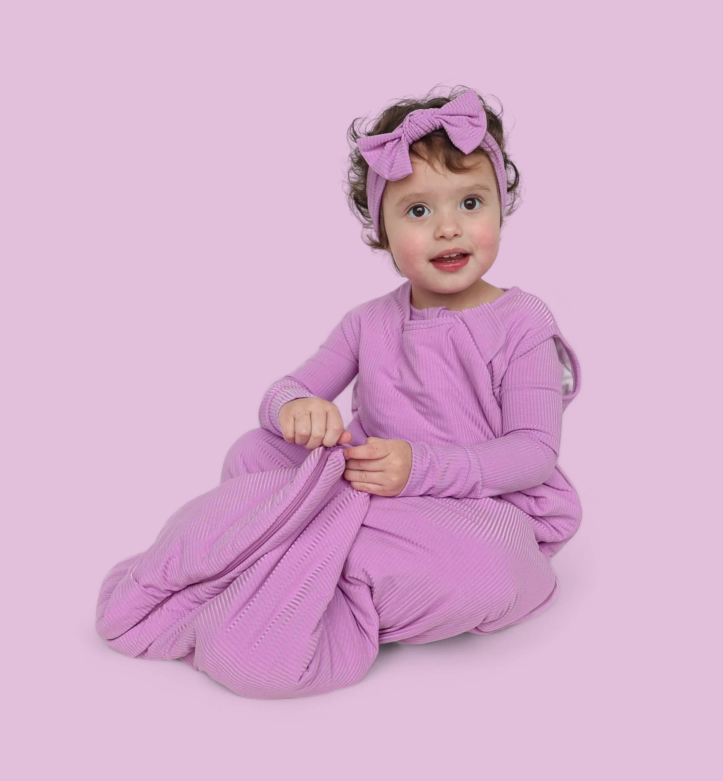 FOREVER LILAC RIB DREAM BOW
