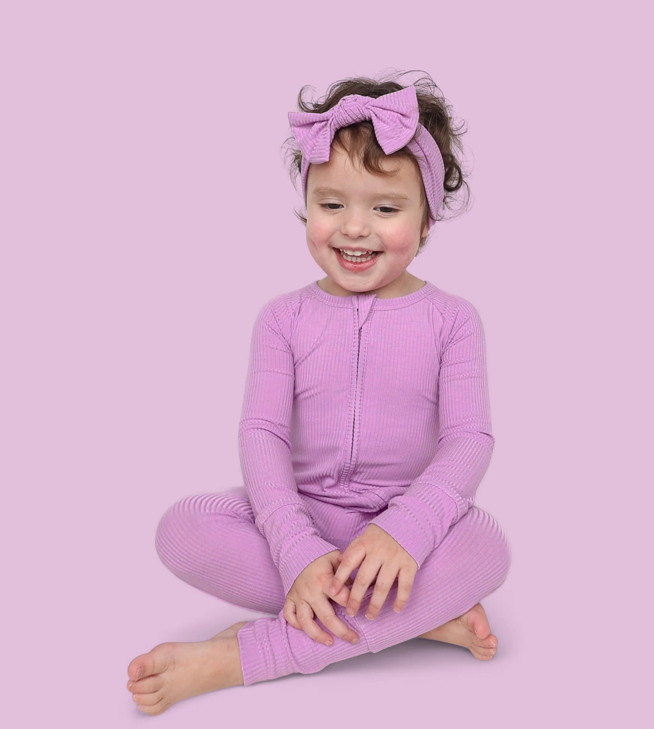FOREVER LILAC RIB DREAM BOW