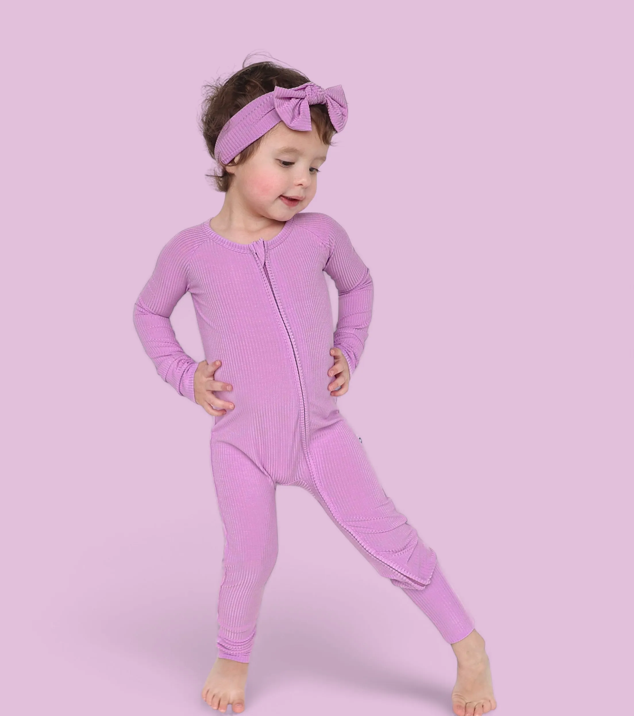 FOREVER LILAC RIB DREAM BOW