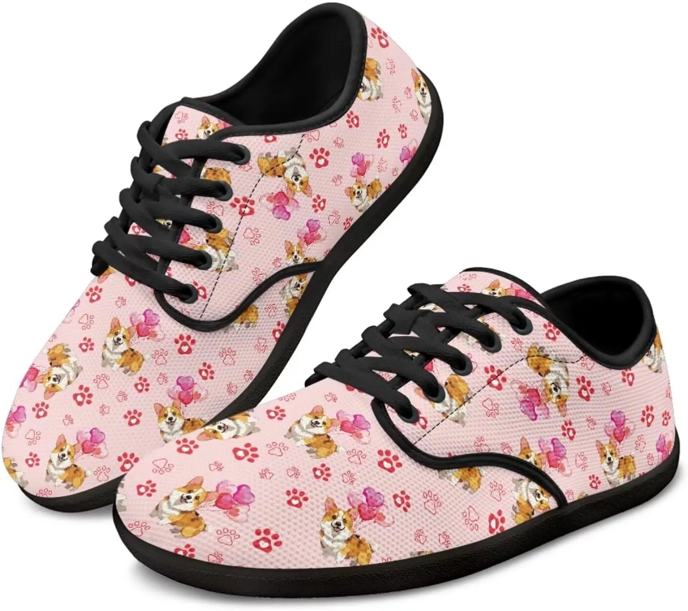 Herat Womens Lace Up Fashion Sneakers Daily Casual Shoes Breathable Mesh Upper Walking Shoes