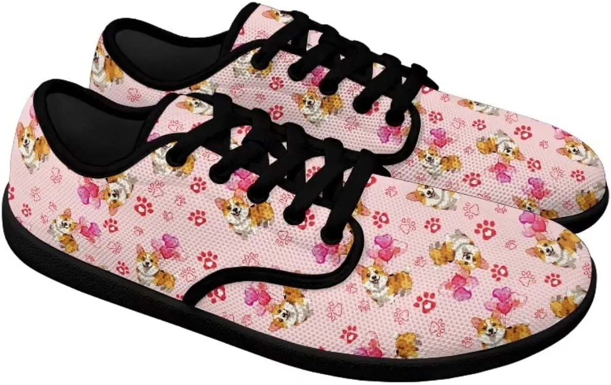 Herat Womens Lace Up Fashion Sneakers Daily Casual Shoes Breathable Mesh Upper Walking Shoes