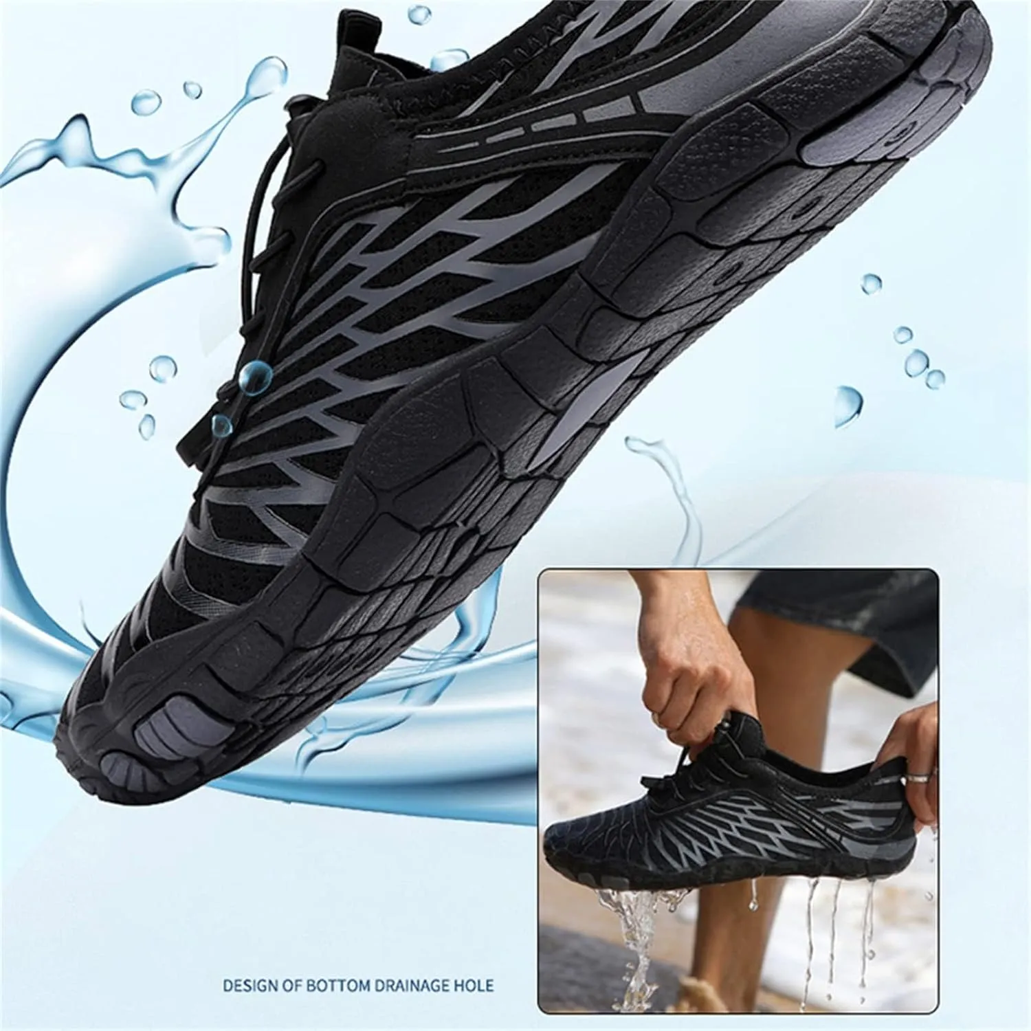 Hike Barefoot Shoes for Women and Men - Pro Wide Toe Box, Healthy & Non-Slip Unisex Athletic Outdoor Hiking Footwear