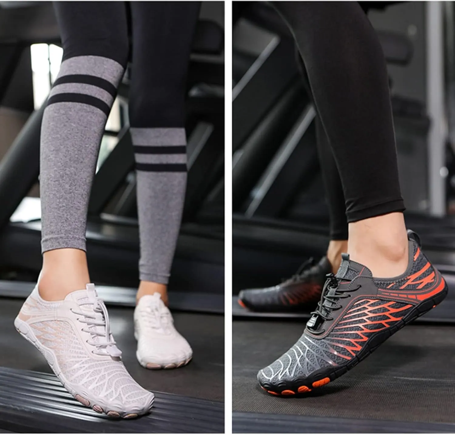 Hike Barefoot Shoes for Women and Men - Pro Wide Toe Box, Healthy & Non-Slip Unisex Athletic Outdoor Hiking Footwear