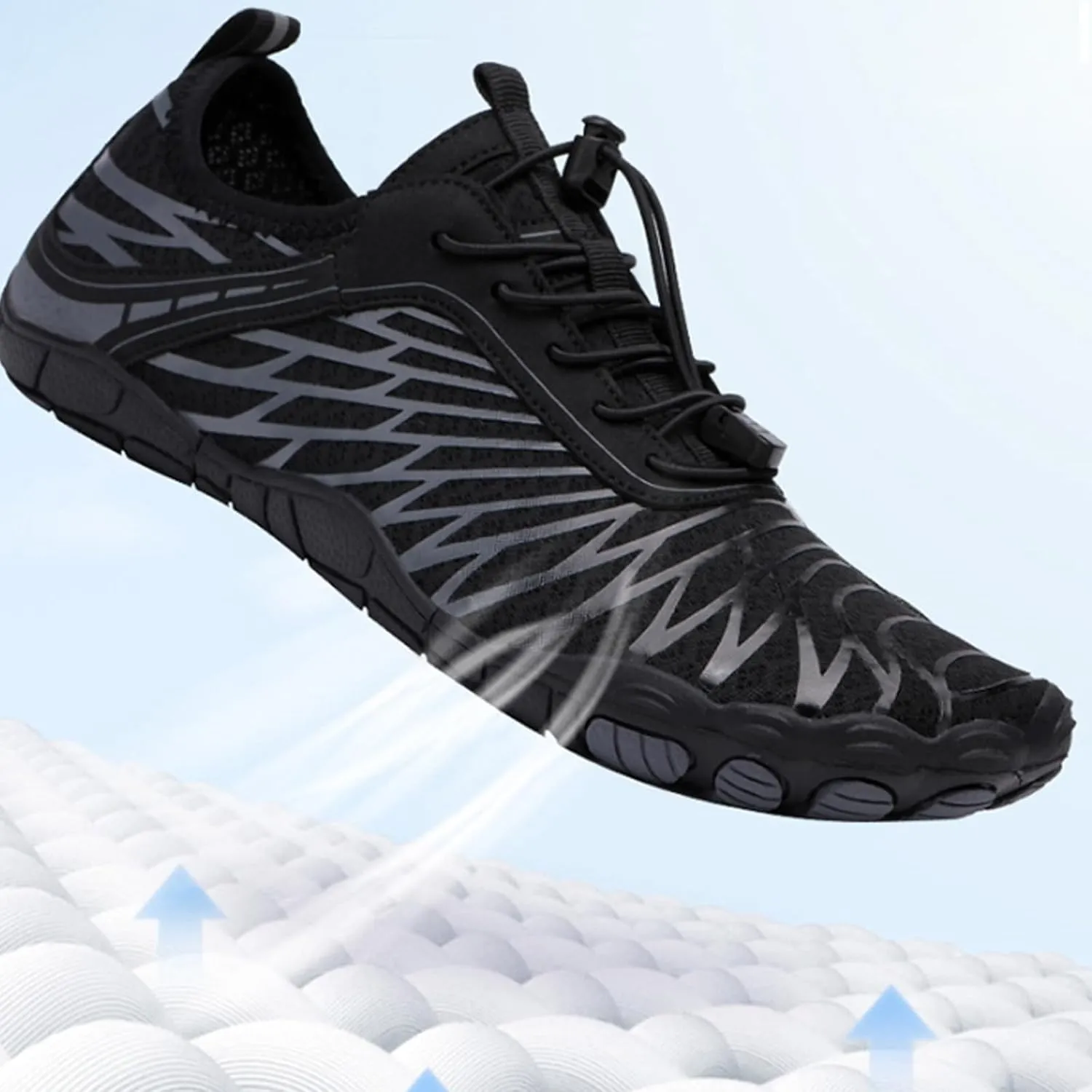 Hike Barefoot Shoes Women Wide Toe Box Healthy & Non-Slip, Unisex Outdoor Hiking Footwear