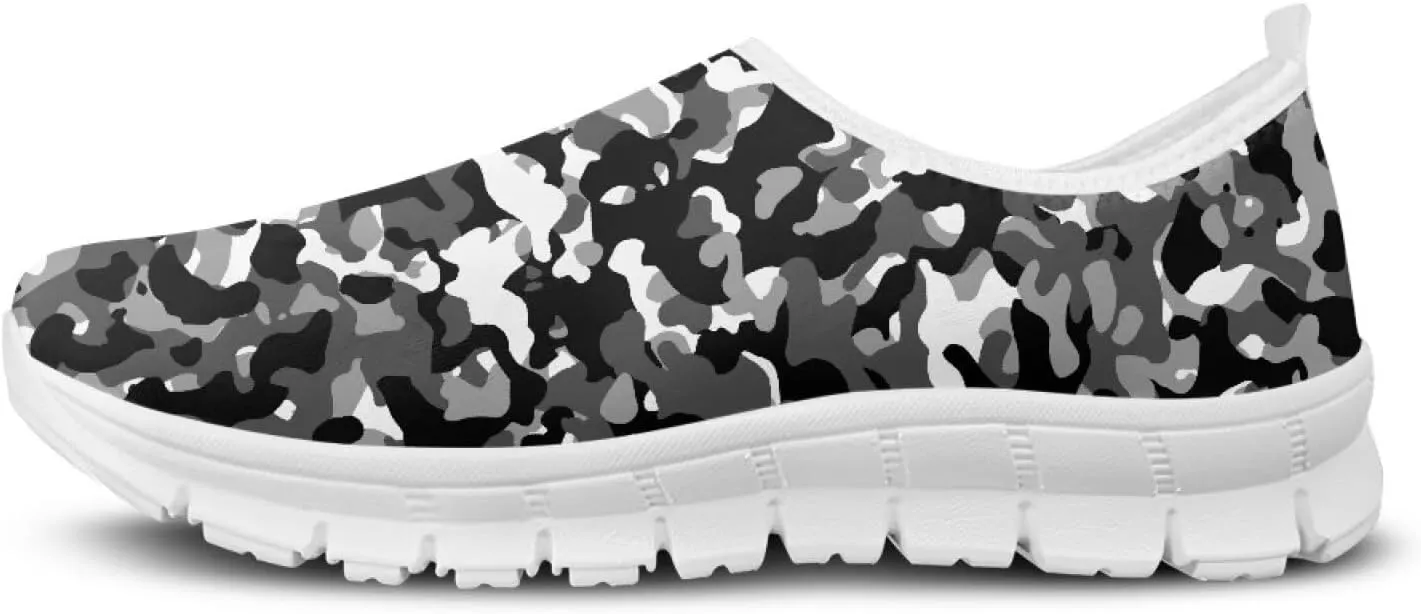Men's Running Shoes Lightweight Breathable Walking Sneakers EVA Fashion Non Slip Athletic Shoe for Fitness Workout Size 5-14 White Sole