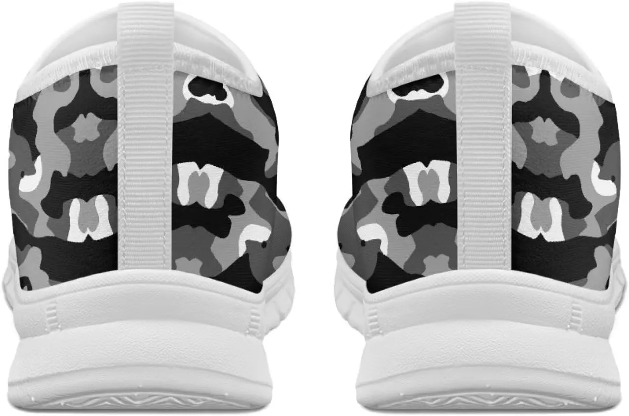 Men's Running Shoes Lightweight Breathable Walking Sneakers EVA Fashion Non Slip Athletic Shoe for Fitness Workout Size 5-14 White Sole