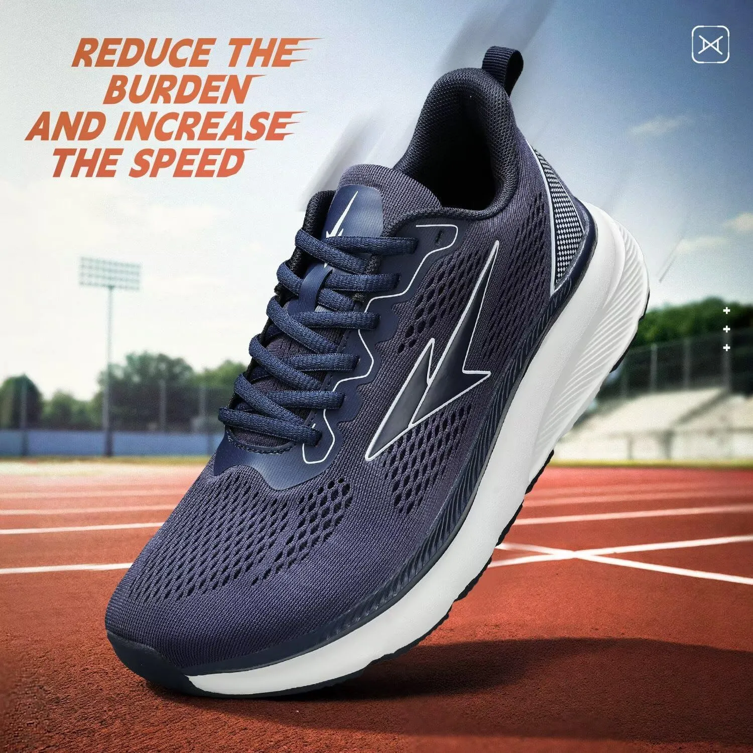 Mens Wide Walking Shoes Soft Sole Non Slip Running Comfortable Tennis Breathable Athletic Gym Workout Sport Sneakers
