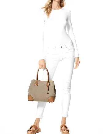Michael Michael Kors Mercer Gallery Canvas Center Zip Tote