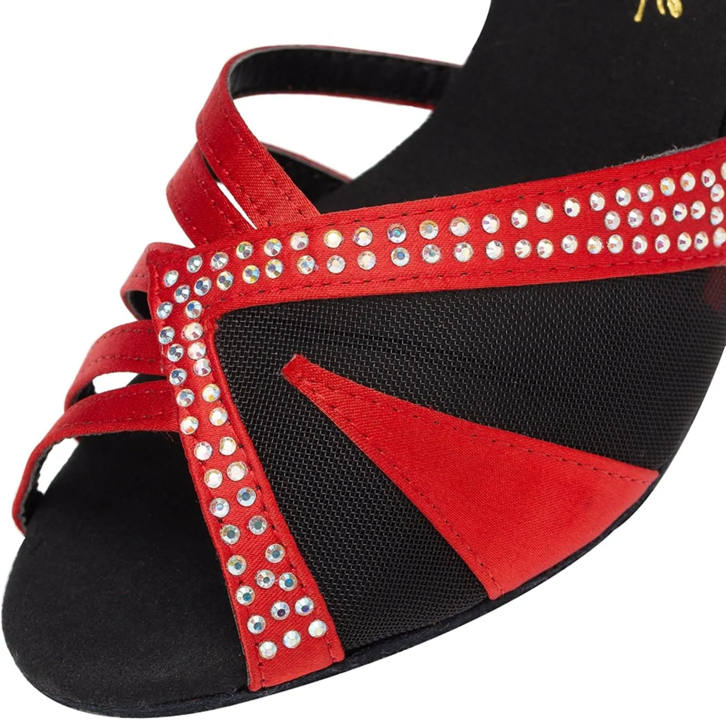 Minishion Women's TH165 Custom Make Satin Wedding Ballroom Latin Taogo Dance Sandals
