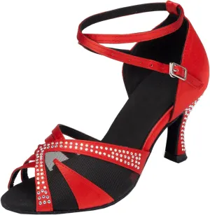 Minishion Women's TH165 Custom Make Satin Wedding Ballroom Latin Taogo Dance Sandals