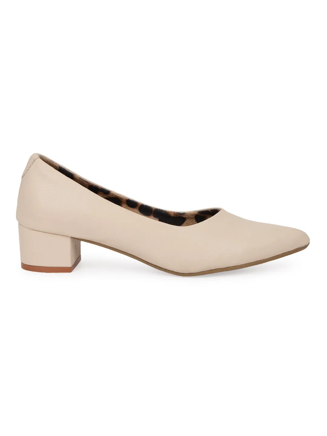 Nude PU Block Slip On Sandals (TC-SLC-1180-NUD)