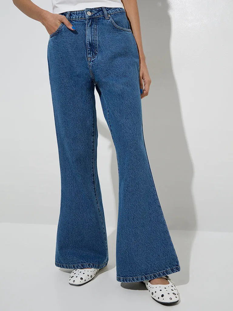 Nuon Blue Bootcut - Fit Mid - Rise Jeans