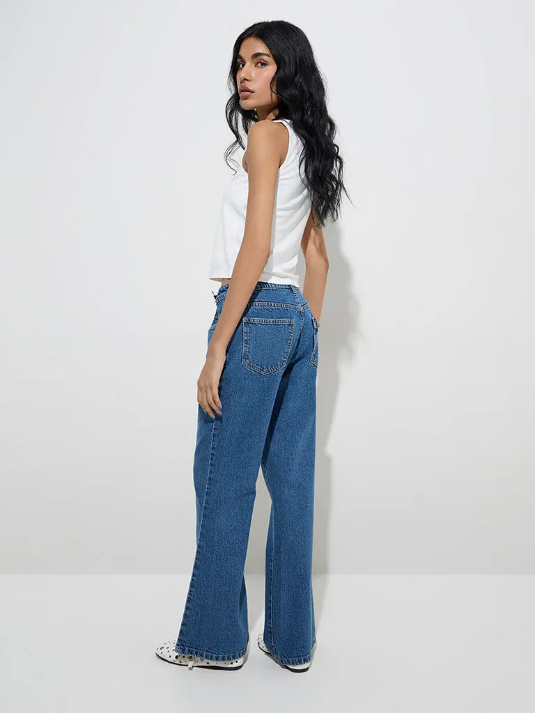 Nuon Blue Bootcut - Fit Mid - Rise Jeans