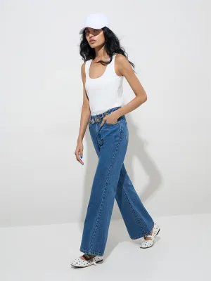 Nuon Blue Bootcut - Fit Mid - Rise Jeans