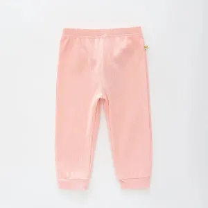 Pink Ribbed Pant