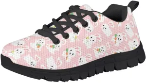 Pinupub Tennis Casual Sports Shoes for Boys Girls Breathable Soft Running Athletic Lace Up Sneakers