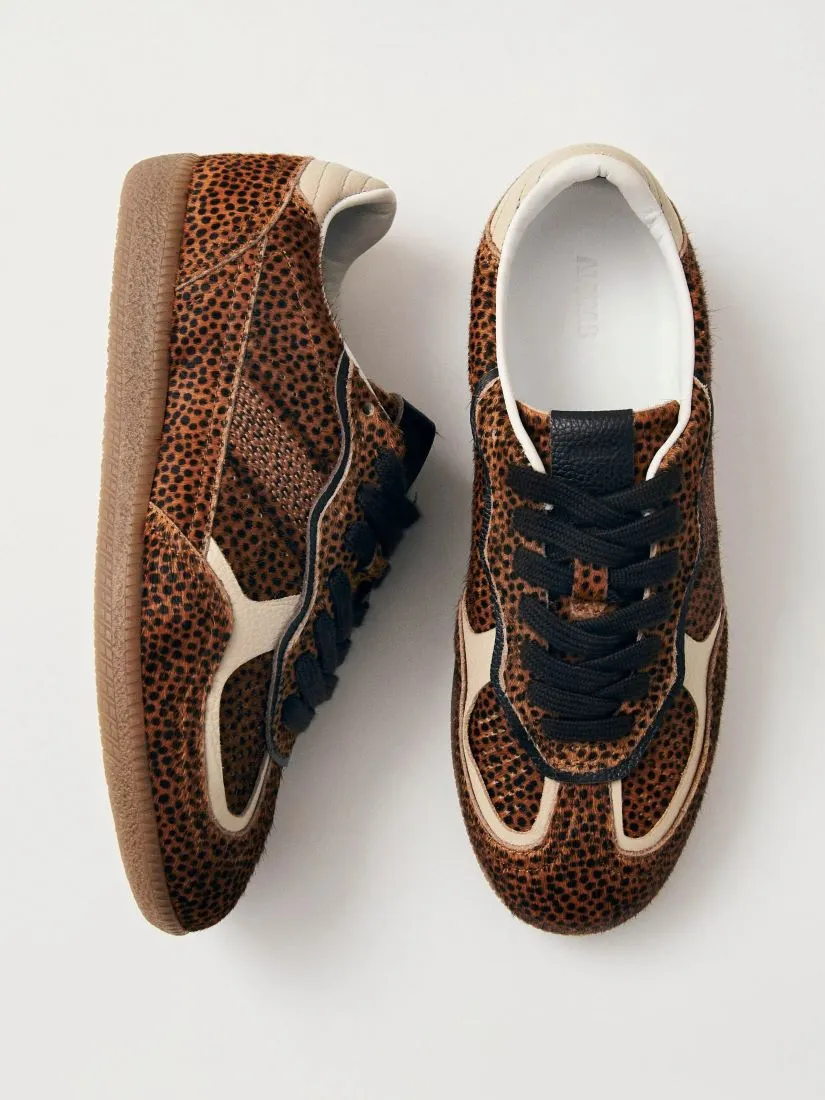 Rife Soft Tan Leather Sneakers