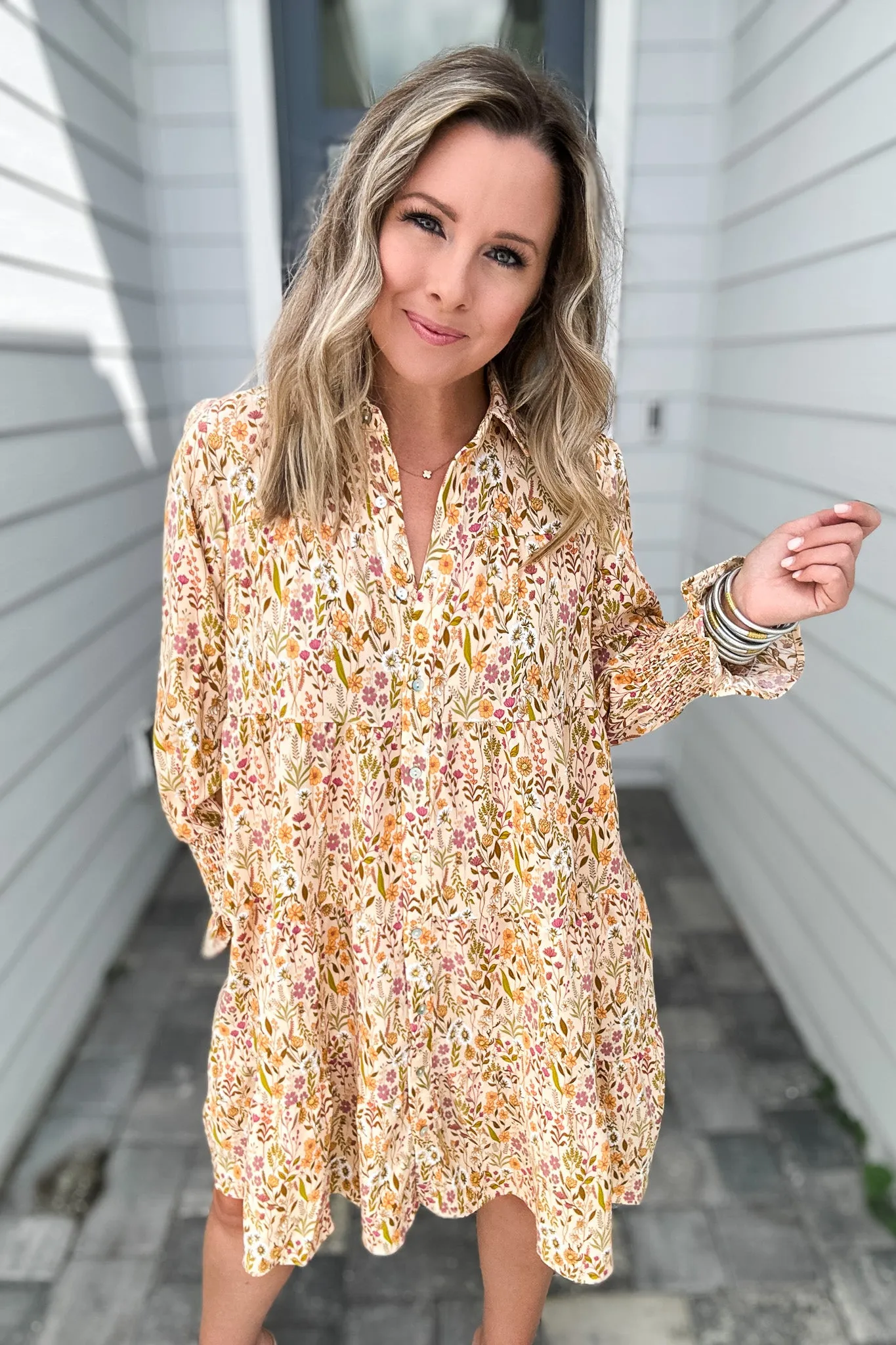 Simply Southern: Floral Button Down Shift Dress