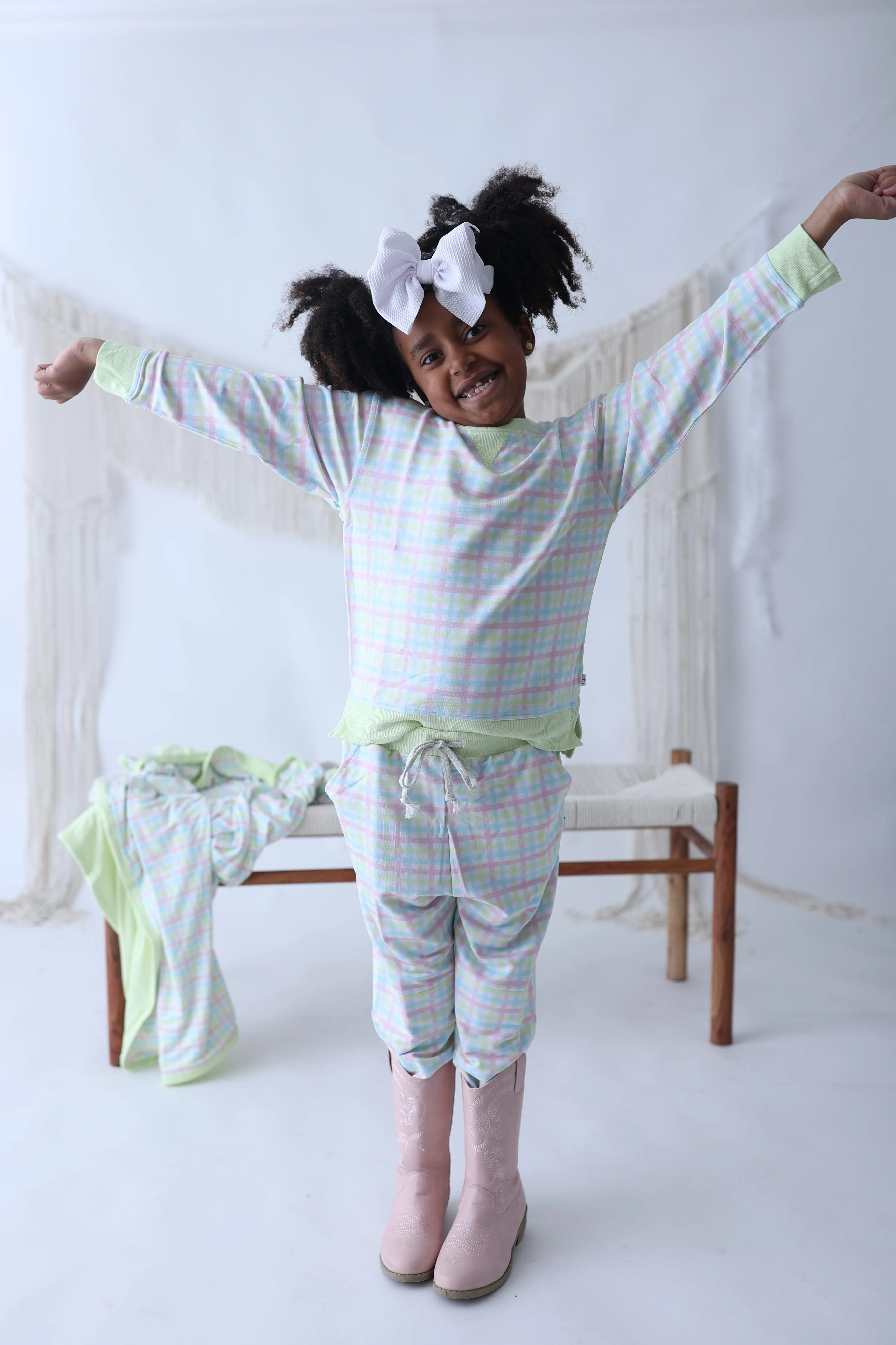 SPRING GINGHAM DREAM PULLOVER