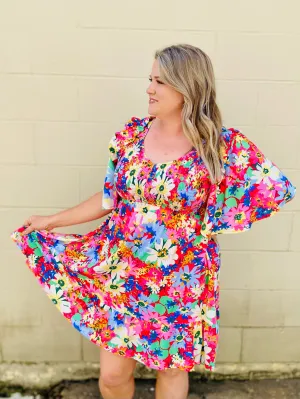 Spring Vibes Floral Dress