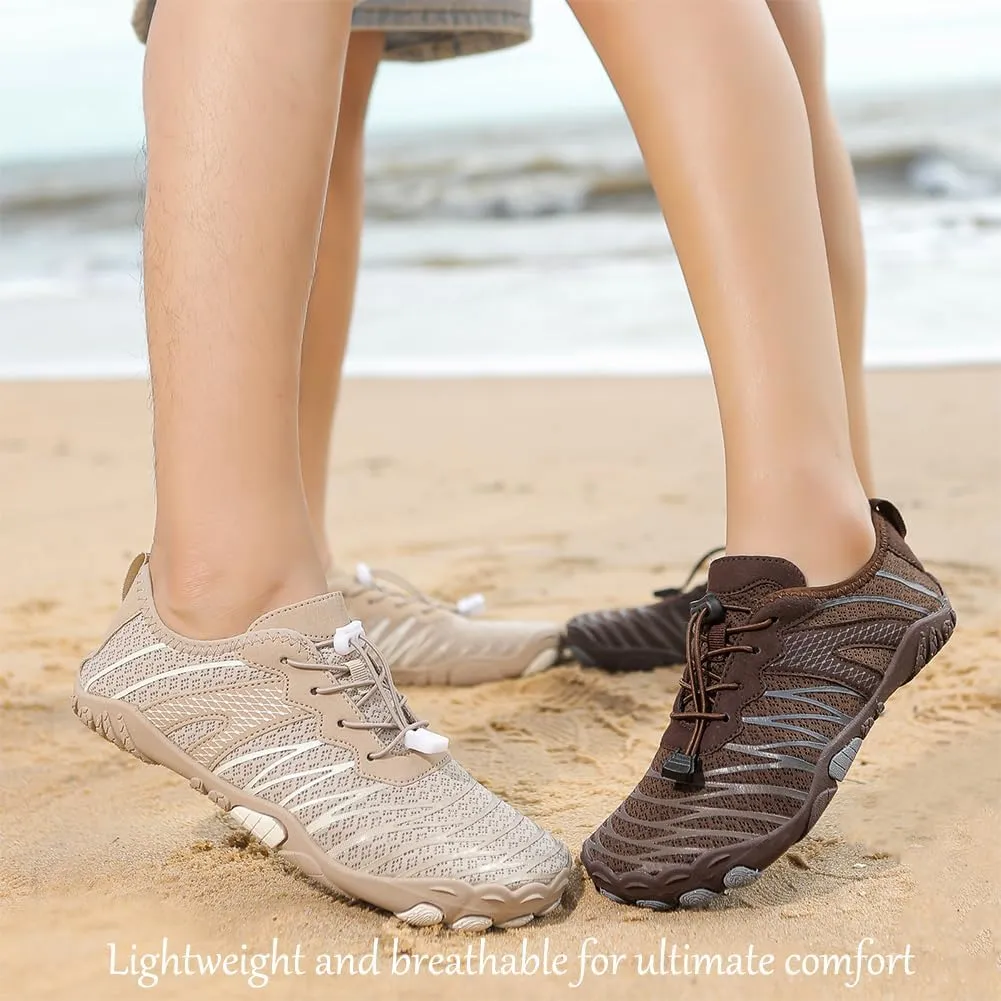 Summer Wading Sneakers for Women Men, Non-Slip Waterproof Quick Drying Soft Soled Shock Absorbing Barefoot Shoes, Hiking Shoes
