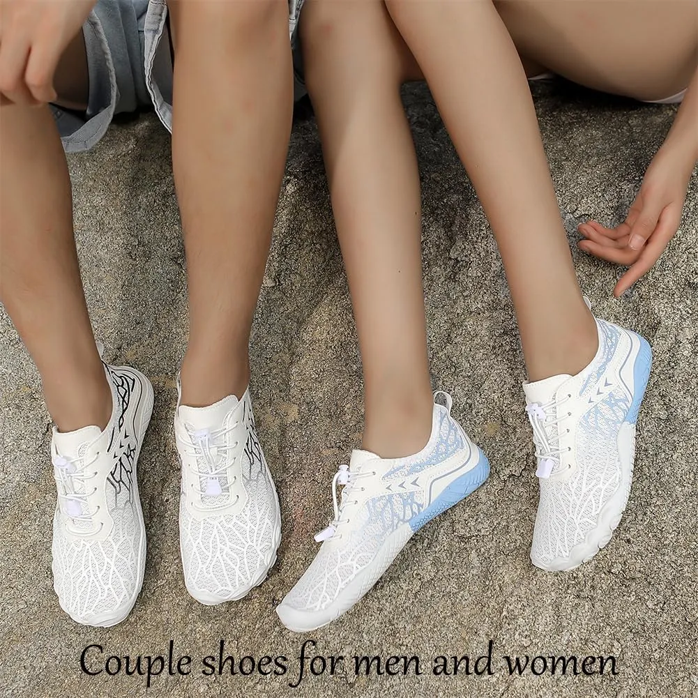 Summer Wading Sneakers for Women Men, Non-Slip Waterproof Quick Drying Soft Soled Shock Absorbing Barefoot Shoes, Hiking Shoes