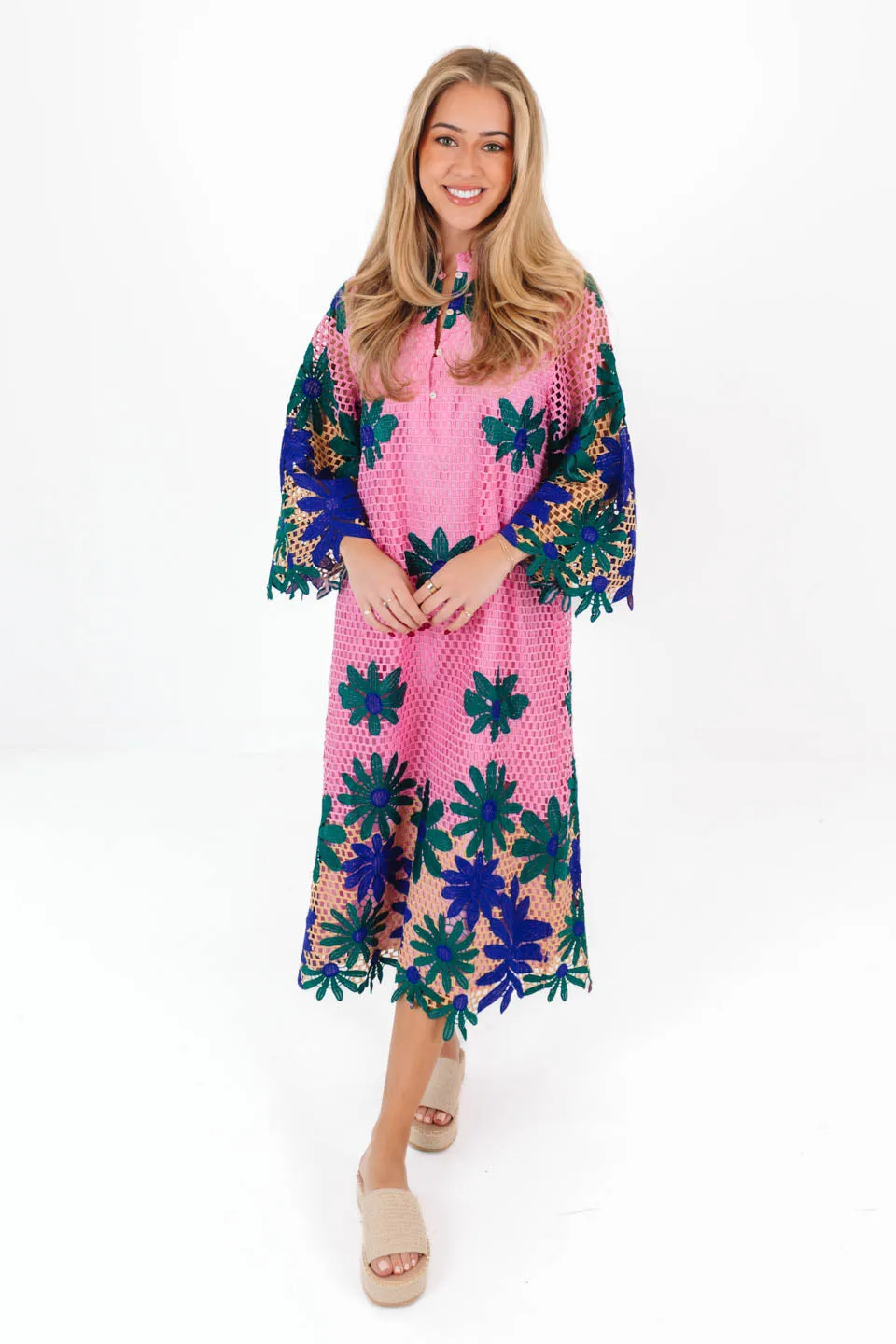 The Emery Lace Midi Dress