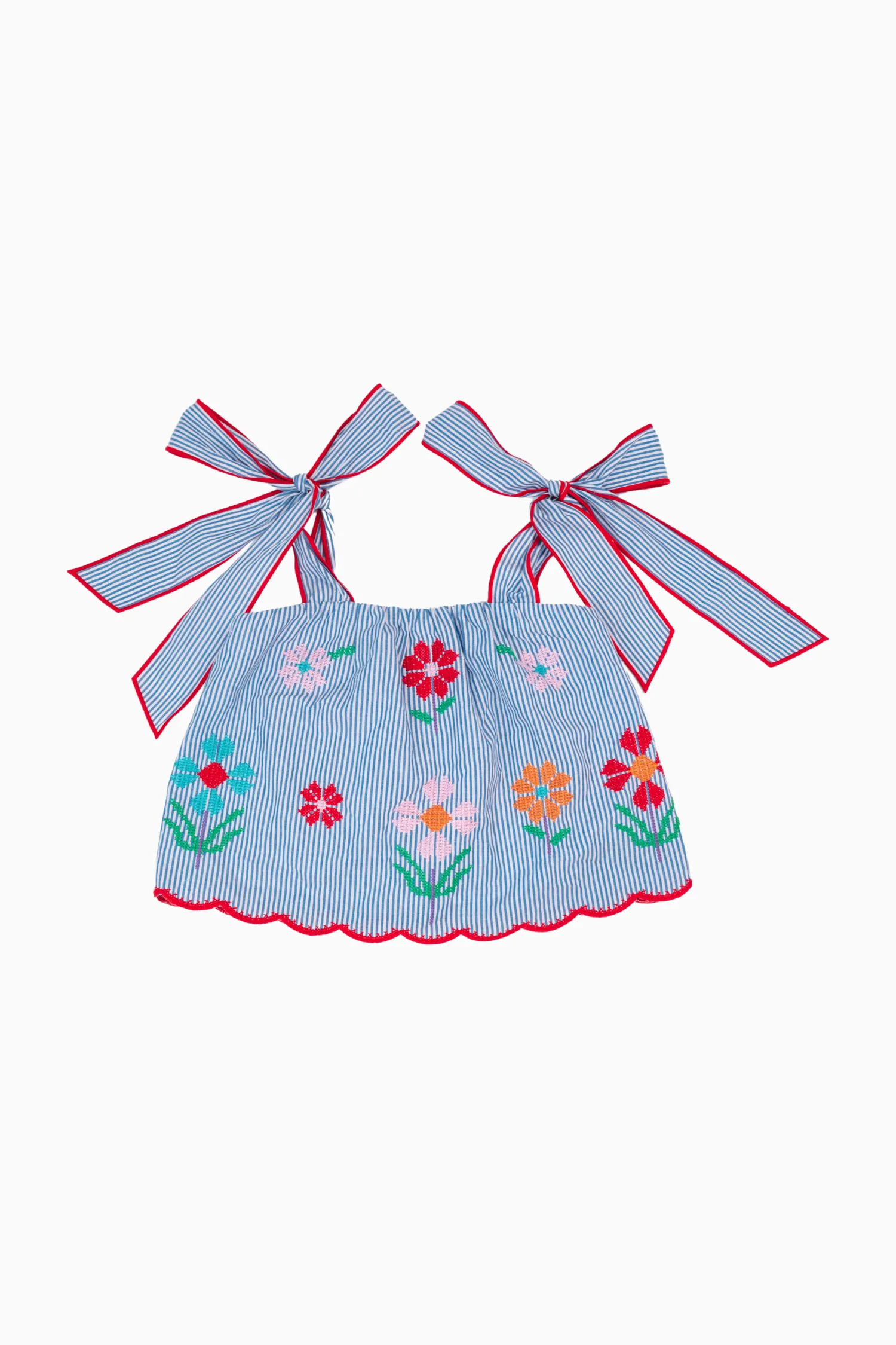 The Tristen Tie Strap Tween Top