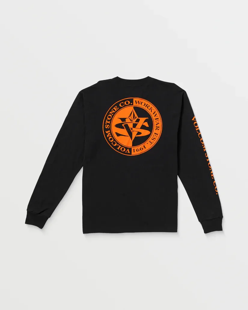 Volcom Men's Excavator T-Shirt Black A3612502_BLK