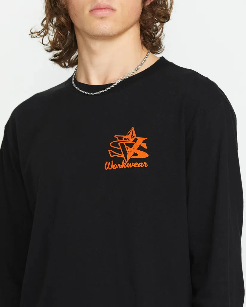 Volcom Men's Excavator T-Shirt Black A3612502_BLK