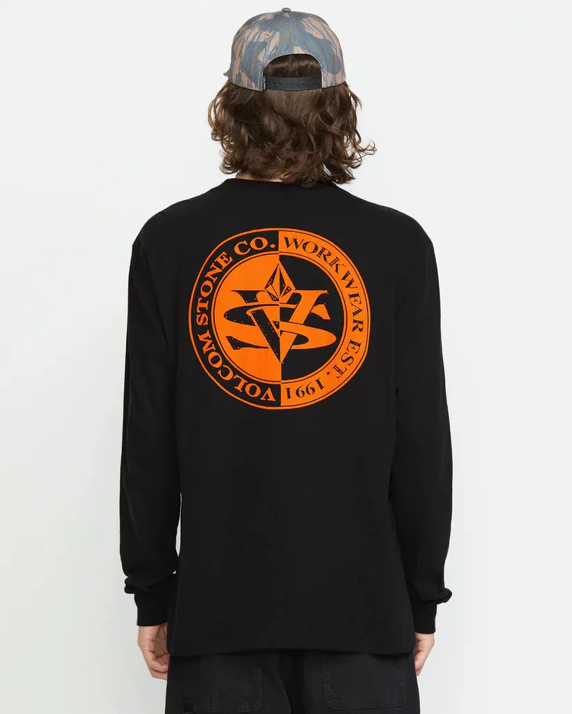Volcom Men's Excavator T-Shirt Black A3612502_BLK