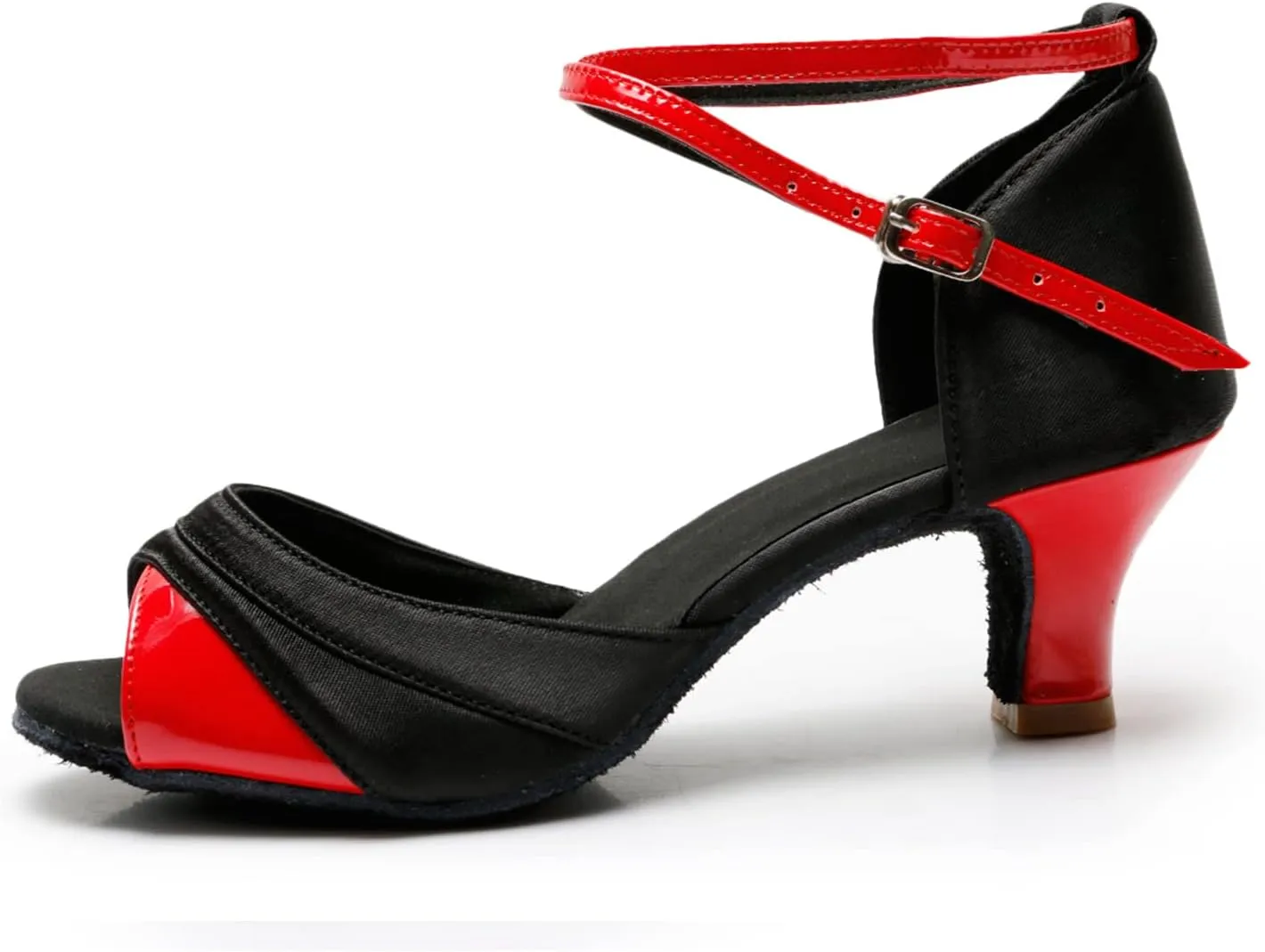 Women's Latin Shoe Girls Open Toe Ballroom Dance Shoes Comfortable Waltz Salsa Performance Dancing Sandals