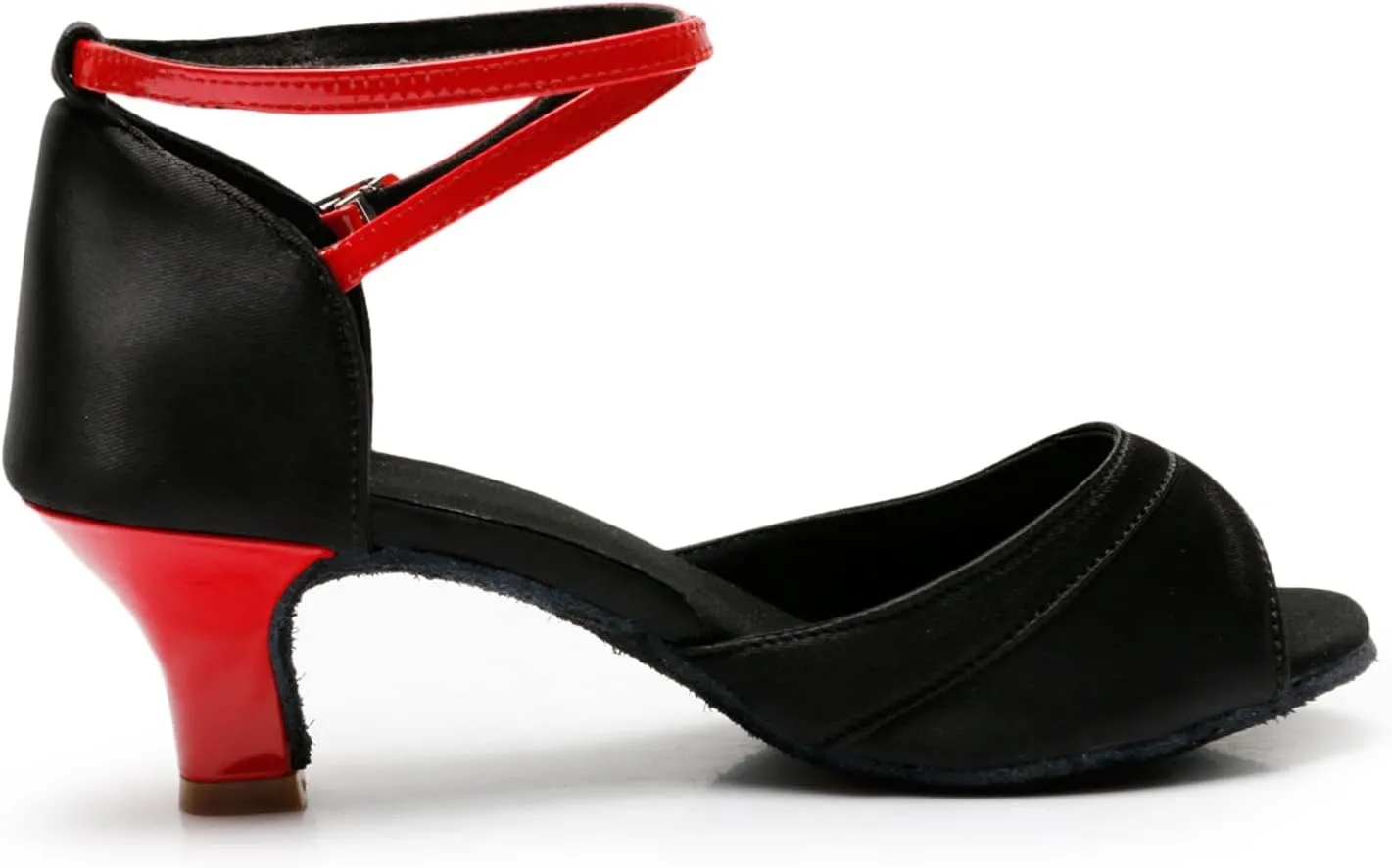 Women's Latin Shoe Girls Open Toe Ballroom Dance Shoes Comfortable Waltz Salsa Performance Dancing Sandals