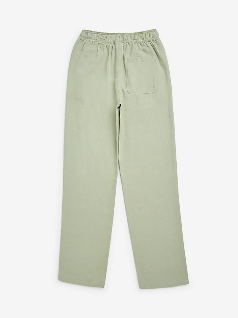 Y&F Kids Sage Mid-Rise Cotton-Blend Track Pants