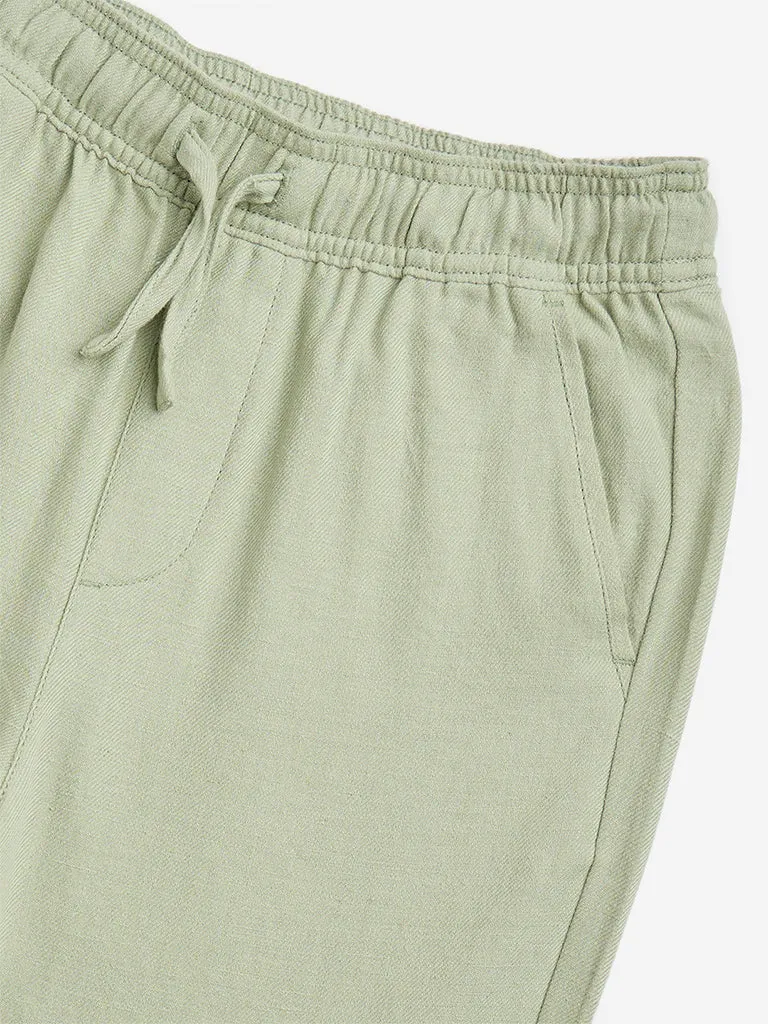 Y&F Kids Sage Mid-Rise Cotton-Blend Track Pants